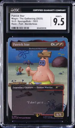 2025 MAGIC: THE GATHERING SLD: SPONGEBOB - 1931 PATRICK STAR CGC 9.5 - Image 1