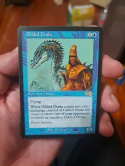 MTG Gilded Drake Urza's Saga Regular LP Good Corners and Free Shipping!! - Image 5