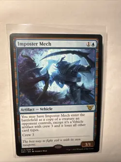 Imposter Mech NM Commander: Kamigawa: Neon Dynasty 13 MTG Regular Rare - Image 1
