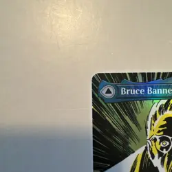 Bruce Banner Incredible Hulk (Borderless) #0390 MTG Marvel Super Heroes *FOIL* - Image 5