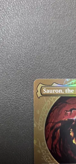 Sauron, Dark Lord (Showcase) #329 (Foil) - NM - Lord Of The Rings LTR Magic MTG - Image 4