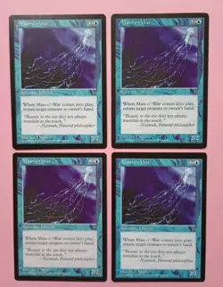 Magic the Gathering MTG Visions MAN-O-WAR X 4 LP/EX C 1997 Nice! - Image 1