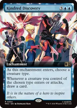 Kindred Discovery (Extended Art) - 334 / English / Near Mint MTG - Image 1