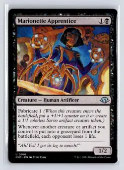 Marionette Apprentice 100 Regular Modern Horizons 3 Magic: The Gathering NM - Image 1