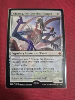 Magic: The Gathering Battle for Zendikar #15 Ulamog, the Ceaseless Hunger NM - Image 2