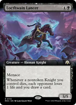 Locthwain Lancer (Extended Art) - 114 / English / Near Mint MTG - Image 1