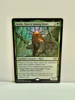 MTG Ayula, Queen Among Bears (155) Foil Base Rare Modern Horizons NM Magic - Image 1