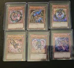 6 Dark Magician Girl Set Platinum Secret Quarter Century Alt Art NM YuGiOh TCG - Image 1