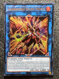 Yugioh Salamangreat Raging Phoenix LD10-EN005 Ultra Rare 1st Edition NM - Image 1