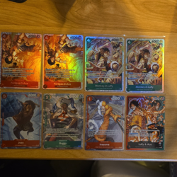 Bandai One Piece Card Game ST30 Foil Starter 8-Card Lot Luffy Ace Buggy NM! - Image 1
