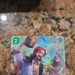 ONE PIECE Shanks Alt Art R OP14-027 The Azure Sea's Seven Japanese Card - Image 3