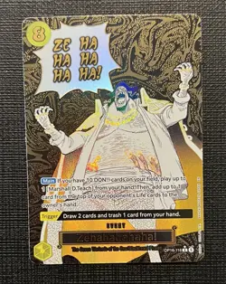 Bandai One Piece CCG Zehahahahaha! OP16-116 Marshall D. Teach Alt Art Foil - Image 1