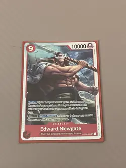 One Piece CCG Paramount War Foil Super Rare OP02-004 Edward Newgate - Image 1