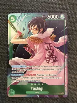 Tashigi OP14 R The Azure Sea's Seven One Piece Dash Pack Promo Foil Ship 1 Day - Image 1
