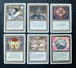 MTG Revised & 4th Edition Artifact Lot of 12 MP-LP - Image 1