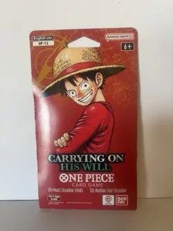One Piece OP-13 Carrying On His Will Luffy Sleeved Booster Pack Factory Sealed - Image 1