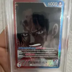 PSA 10 Portgas D. Ace 2025 One Piece CCG EN OP13-002 Alt Art Foil - Image 2