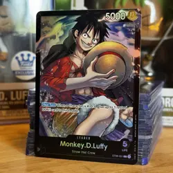 Monkey.D.Luffy ST08-001 SR Holo Foil Leader - One Piece TCG Starter Deck 8 NM - Image 3