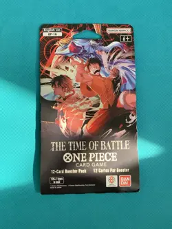 One Piece TCG English OP-16 The Time of Battle Booster Sleeved Pack - Image 1