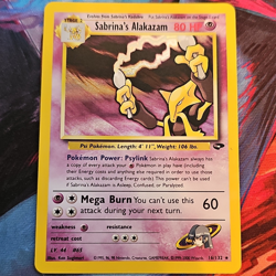 Wizards of the Coast Sabrina's Alakazam 16/132 Gym Challenge Holo Eng 1999 - Image 1