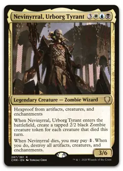 Nevinyrral, Urborg Tyrant #287 (NM) Commander Legends CMR Magic MTG - Image 1