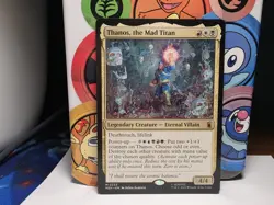 Thanos, The Mad Titan 0233 Non-Foil NM Super Heroes MTG - Image 1