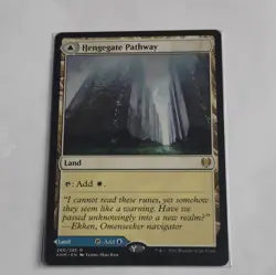Wizards of the Coast MTG Hengegate + Mistgate Pathway Kaldheim Lot of 2 Land - Image 1