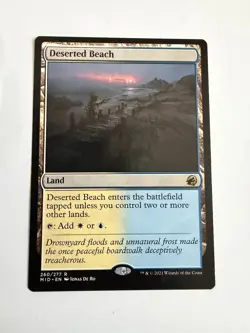 MTG Deserted Beach MID 260/277 Rare EN Wizards of the Coast - Image 1