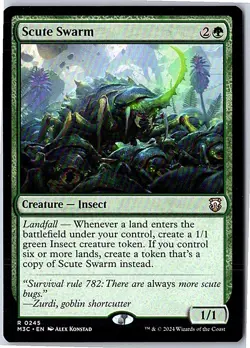 Scute Swarm Commander: Modern Horizons 3 245 Near Mint - Image 1