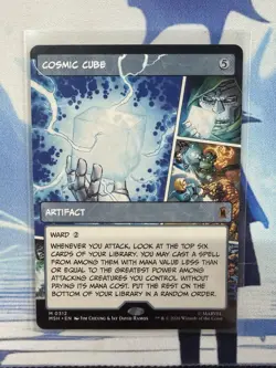Cosmic Cube Borderless NM Marvel Super Heros Magic The Gathering MTG - Image 1