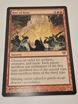 Rite of Ruin Avacyn Restored Regular- Magic The Gathering - Image 1