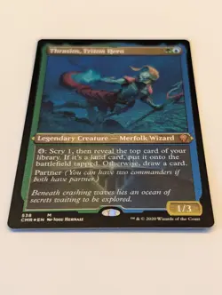 Thrasios, Triton Hero Commander Legends CMR #538 Foil Etched NM MTG - Image 3