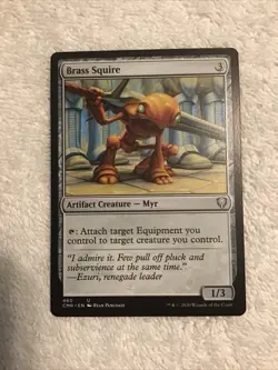 magic the gathering - Brass Squire - Commander Legends U 460 - Image 1