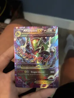Pokemon TCG Roaring Skies Holo Ultra M Rayquaza EX 61/108 - Image 1