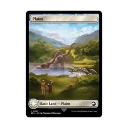 WOTC Universes Beyond: Jurassic World Collection Plains (L) (Foil) NM - Image 1
