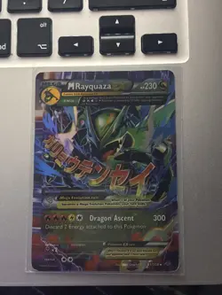 Pokemon M Rayquaza EX Holo Ultra Card Roaring Skies 61/108 TCG 2015 - Image 1