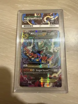 Pokemon TCG M Rayquaza EX Roaring Skies Ultra Holo Card 61/108 - Ace 5 - Image 1