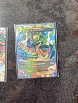 Pokemon TCG Roaring Skies M Rayquaza EX Holo Rare Card 61/108 2015 - Image 3
