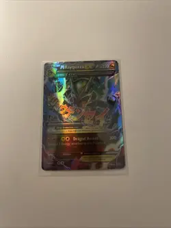 Pokemon TCG M Rayquaza EX Roaring Skies 2015 Ultra Holo Card 61/108 English - Image 1