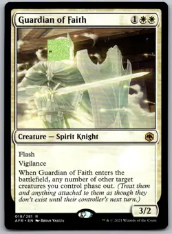 Guardian of Faith 18 Adventures in the Forgotten Realms Magic: The Gathering NM - Image 1