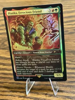 Blanka, Ferocious Friend 431 Rare Foil Alt Art - Secret Lair Drop MTG EN - Image 3