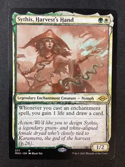 MTG Modern Horizons 2 #377 Sythis, Harvest's Hand (Showcase) LP - Image 1