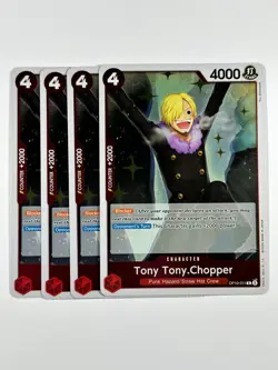 Tony Tony Chopper Playset - OP10-011 x4 - Royal Blood - One Piece TCG - English - Image 1