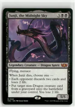 Junji, the Midnight Sky Commander Tarkir Dragonstorm MTG NM - Image 1