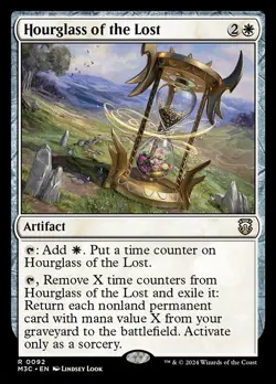 1x Hourglass of the Lost NM Eng MTG - Modern Horizons 3 Commander - Image 1