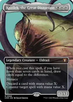 Kozilek, the Great Distortion - Commander Masters (Near Mint, Non-Foil) - Image 1