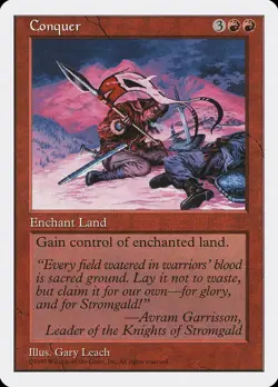 Conquer (216) – Fifth Edition 5ED – MTG Magic the Gathering - Image 1