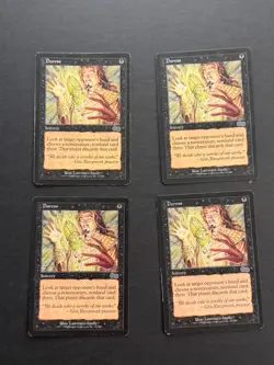 4x Duress Urza's Saga 3 in MP 1 in HP MTG Magic the Gathering a - Image 1