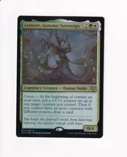 2021 MTG MAGIC COMMANDER: INNISTRAD: MIDNIGHT HUNT FOIL LEINORE, AUTUMN SOVERIGN - Image 1