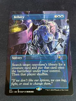 MTG 0411 Bribery Extended Art - Secret Lair Drop Magic the Gathering Card - Image 1